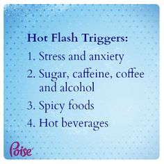 Hot Flash Triggers